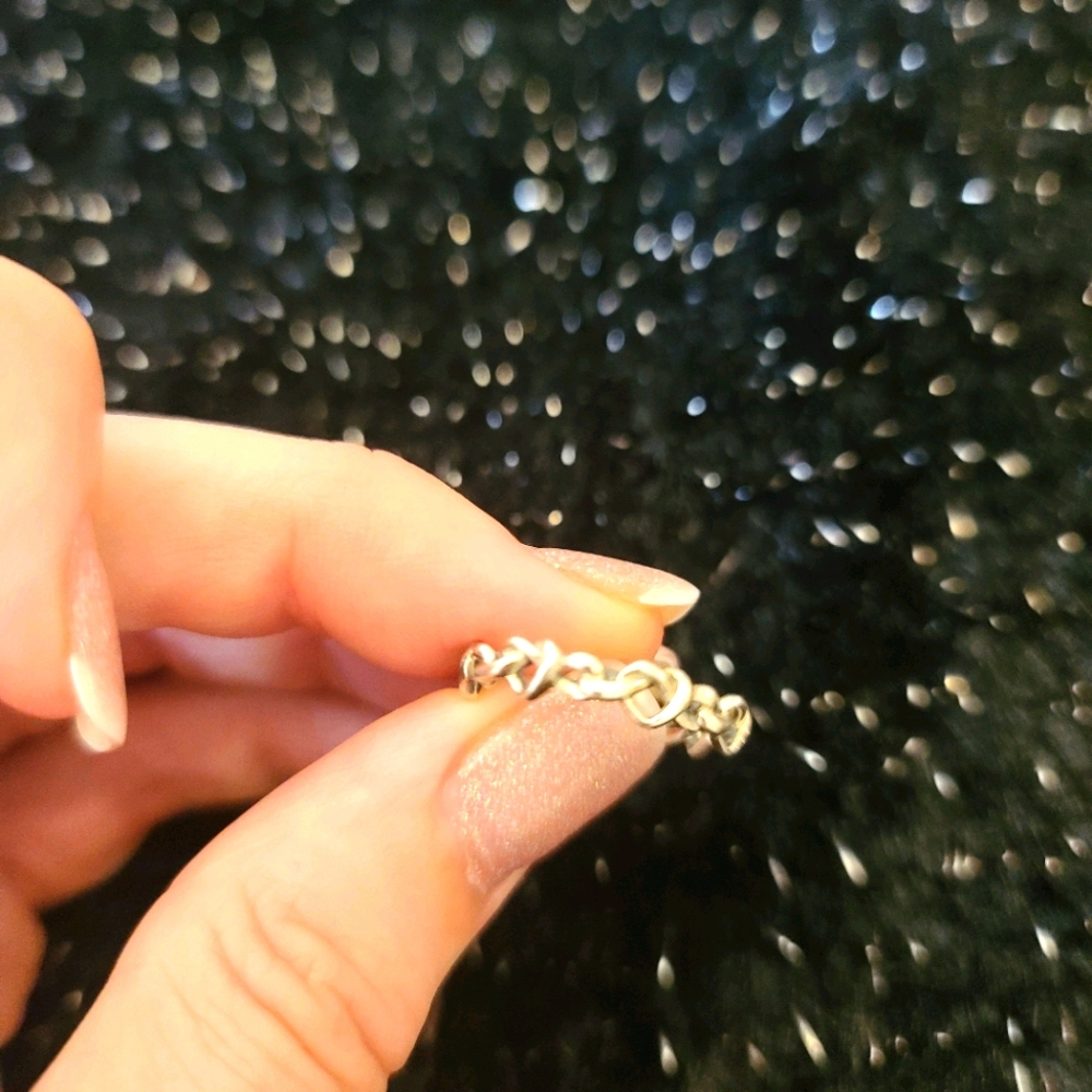 Pandora knotted hearts ring.